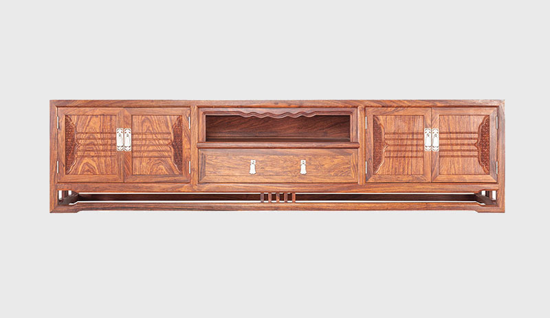 东丽刺猬紫檀电视柜低柜现代中式全实木电视柜客厅高低柜